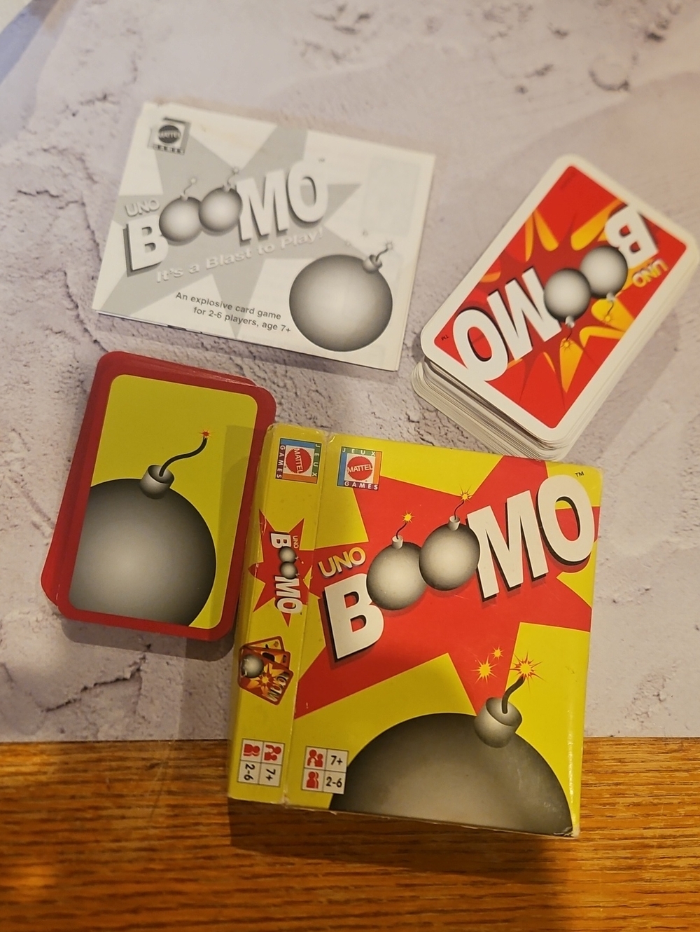 🌟3/$25🌟 Vintage UNO Boom-O Card Game released by Mattel.